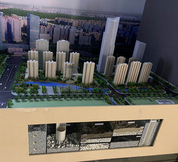 农安县建筑模型